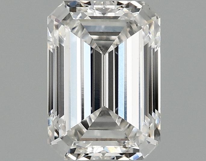 0.98 Carat Emerald Shaped Ideal Cut VVS2 IGI Certified Lab Grown Diamond