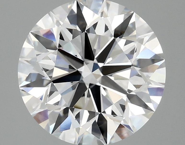 3.04 Carat Round Shaped Excellent Cut VVS2 IGI Certified Lab Grown Diamond