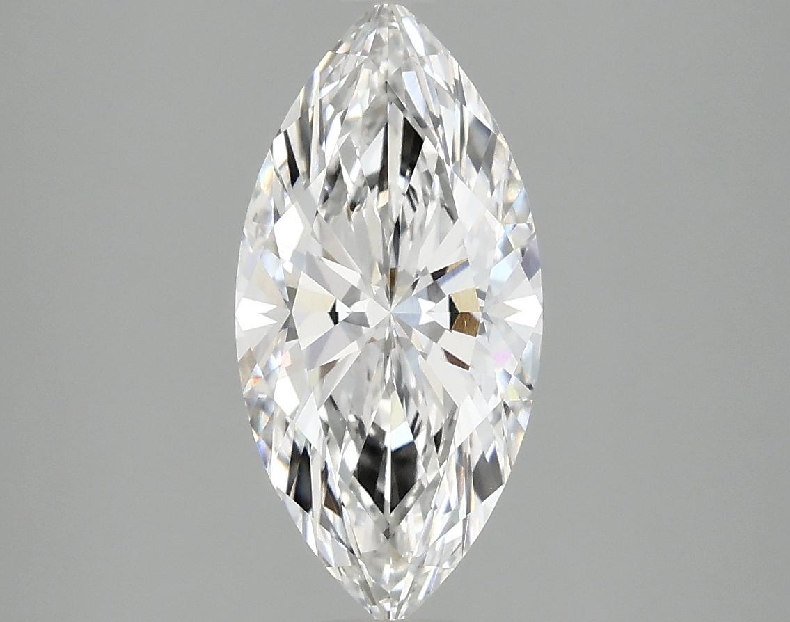 2.07 Carat Marquise Shaped Excellent Cut VVS2 IGI Certified Lab Grown Diamond