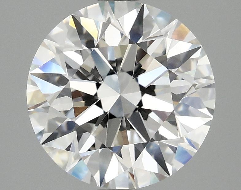 3.07 Carat Round Shaped Excellent Cut VVS2 IGI Certified Lab Grown Diamond