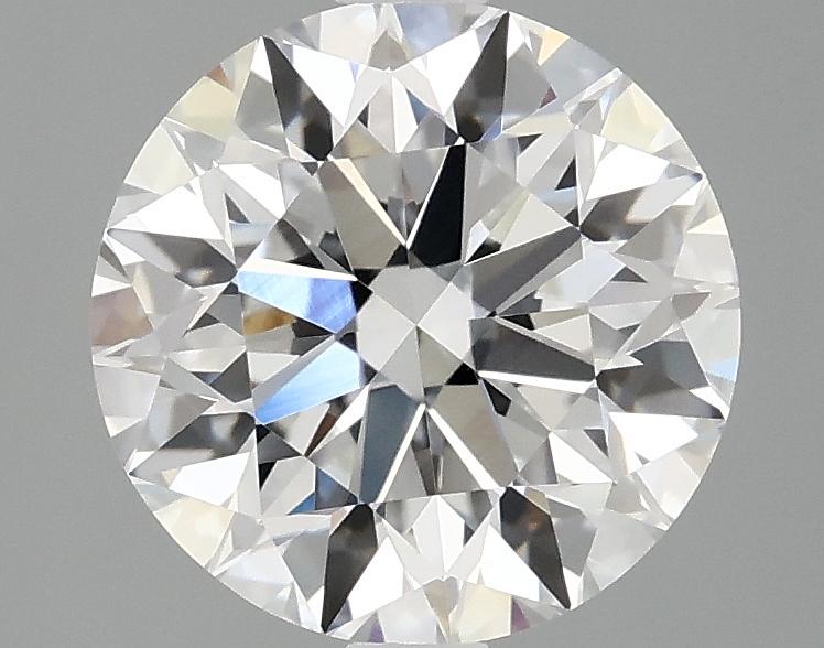 2.57 Carat Round Shaped Excellent Cut VVS2 IGI Certified Lab Grown Diamond