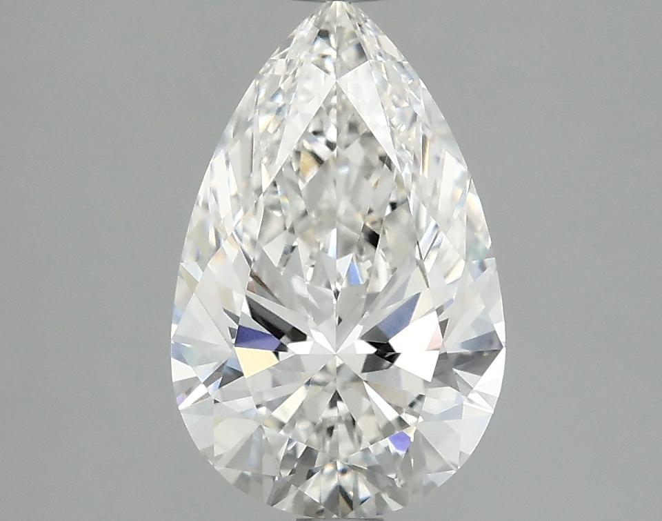 2.02 Carat Pear Shaped Ideal Cut VVS2 IGI Certified Lab Grown Diamond