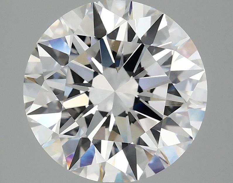 3.08 Carat Round Shaped Ideal Cut VVS2 IGI Certified Lab Grown Diamond