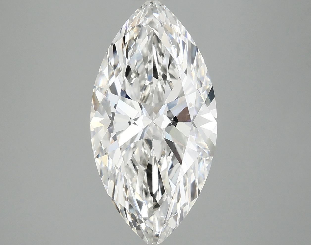 2.99 Carat Marquise Shaped Ideal Cut VVS2 IGI Certified Lab Grown Diamond