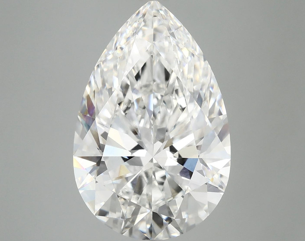 7.56 Carat Pear Shaped Excellent Cut VS1 IGI Certified Lab Grown Diamond