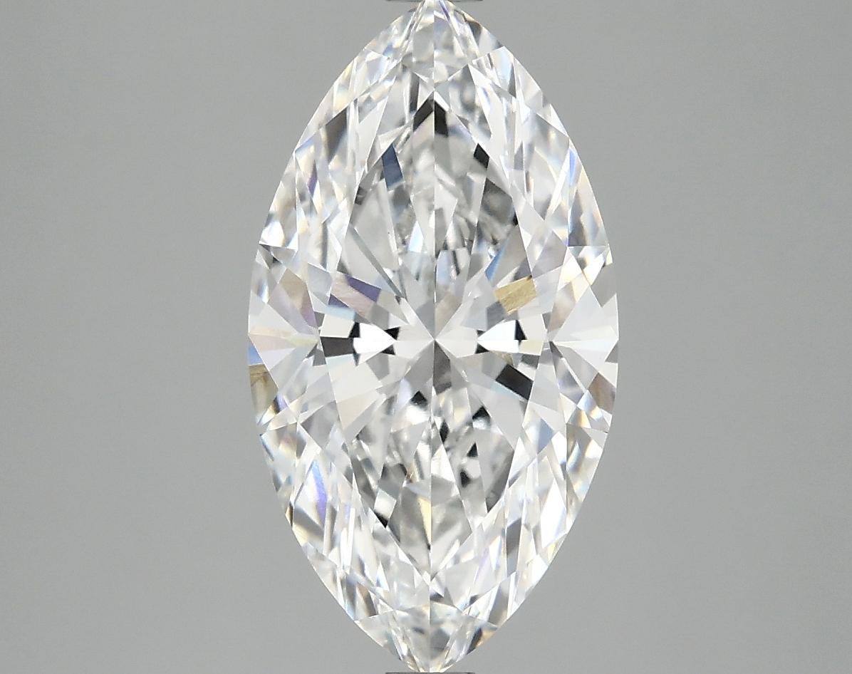 3.01 Carat Marquise Shaped Excellent Cut VVS2 IGI Certified Lab Grown Diamond