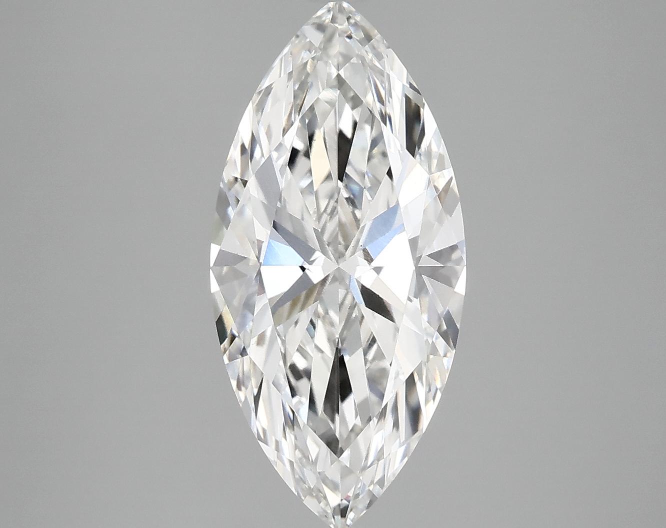 3.02 Carat Marquise Shaped Excellent Cut VS1 IGI Certified Lab Grown Diamond
