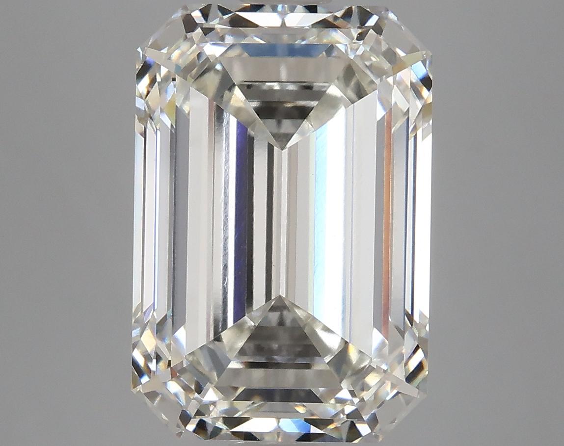 7.55 Carat Emerald Shaped Ideal Cut VVS2 IGI Certified Lab Grown Diamond
