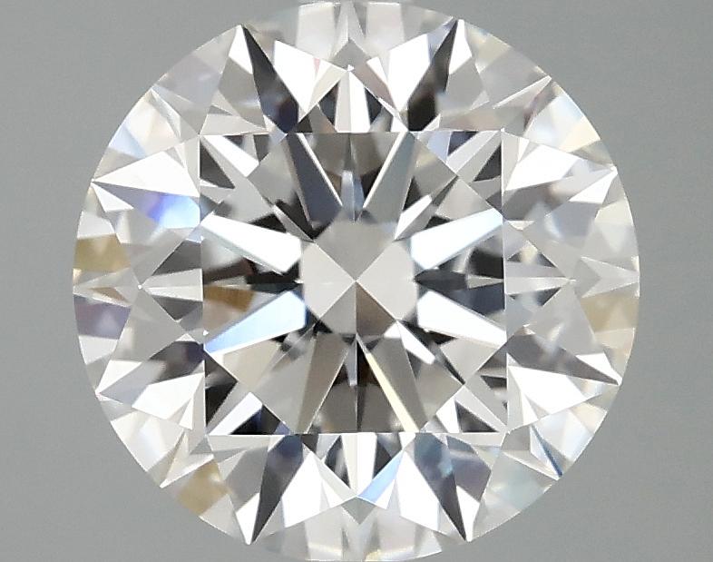 3.07 Carat Round Shaped Excellent Cut VVS2 IGI Certified Lab Grown Diamond