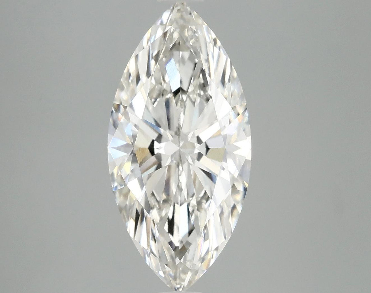 3.07 Carat Marquise Shaped Excellent Cut VVS2 IGI Certified Lab Grown Diamond