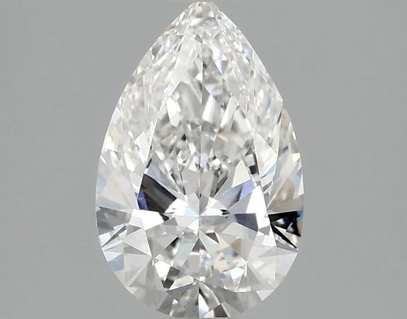 1.37 Carat Pear Shaped Ideal Cut VVS2 IGI Certified Lab Grown Diamond