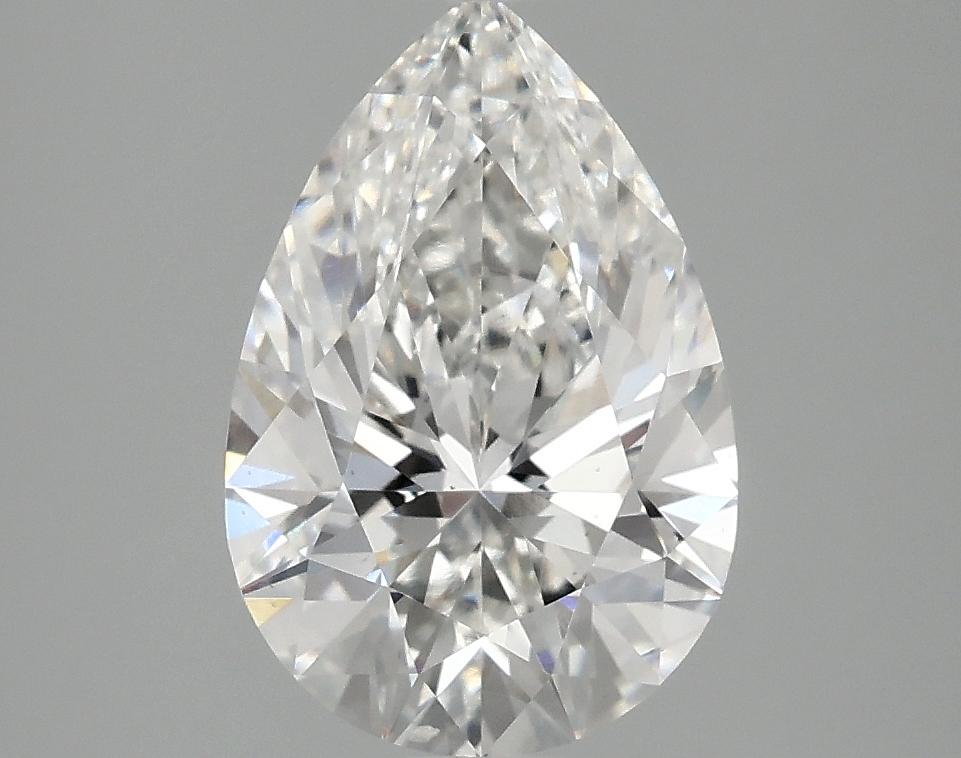 2.52 Carat Pear Shaped Excellent Cut VS2 IGI Certified Lab Grown Diamond