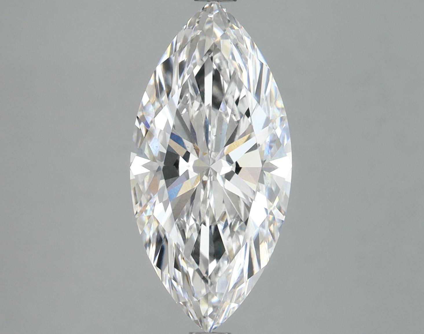3.09 Carat Marquise Shaped Excellent Cut VS2 IGI Certified Lab Grown Diamond