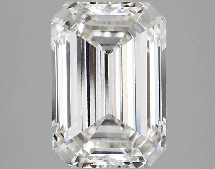 3.03 Carat Emerald Shaped Ideal Cut VVS2 IGI Certified Lab Grown Diamond