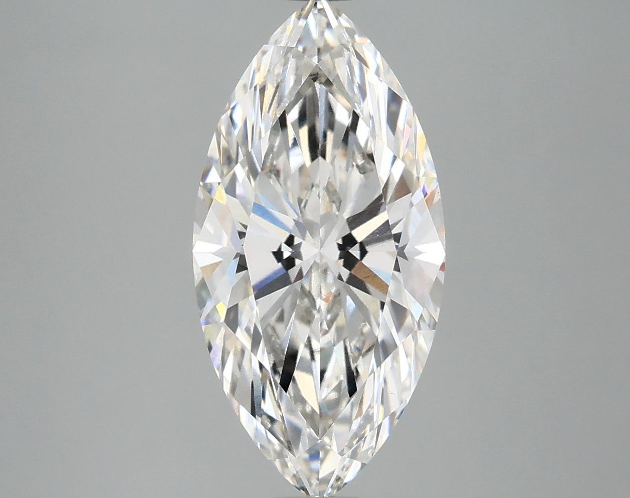 3.08 Carat Marquise Shaped Ideal Cut VS1 IGI Certified Lab Grown Diamond