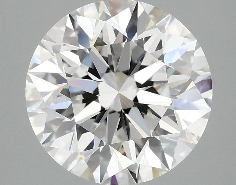 3.08 Carat Round Shaped Excellent Cut VVS2 IGI Certified Lab Grown Diamond
