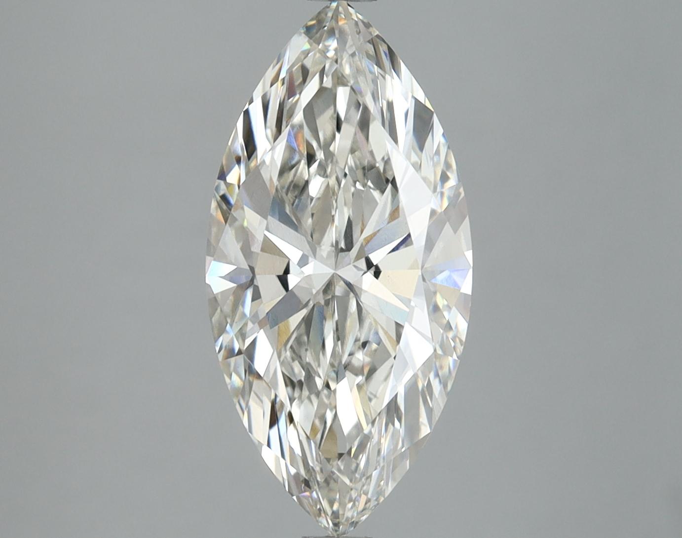 2.97 Carat Marquise Shaped Ideal Cut VS1 IGI Certified Lab Grown Diamond