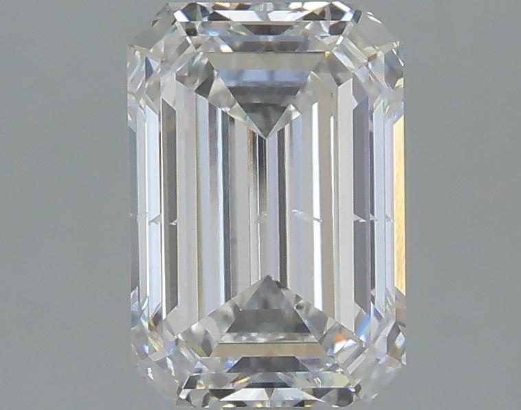 2.05 Carat Emerald Shaped Ideal Cut SI1 IGI Certified Lab Grown Diamond