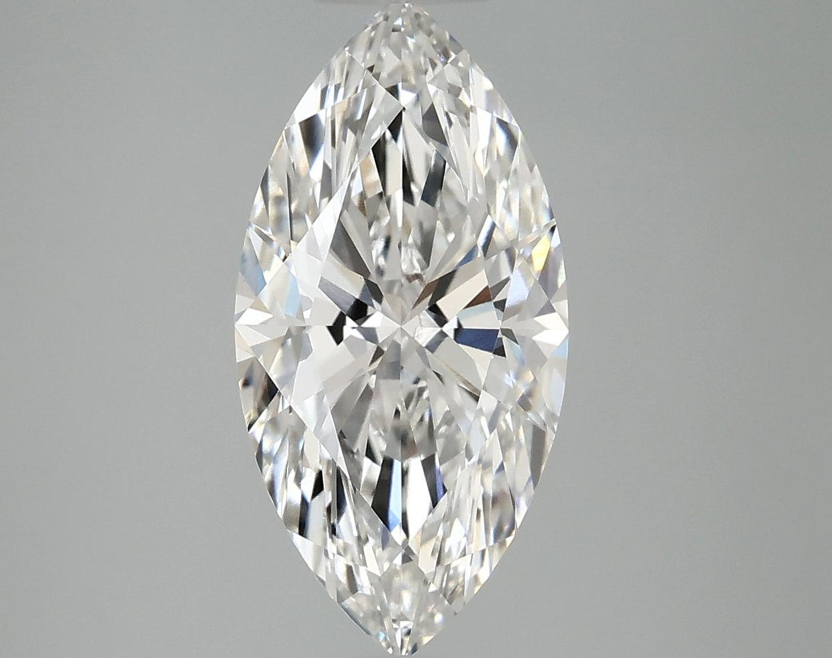 3.02 Carat Marquise Shaped Ideal Cut VVS2 IGI Certified Lab Grown Diamond