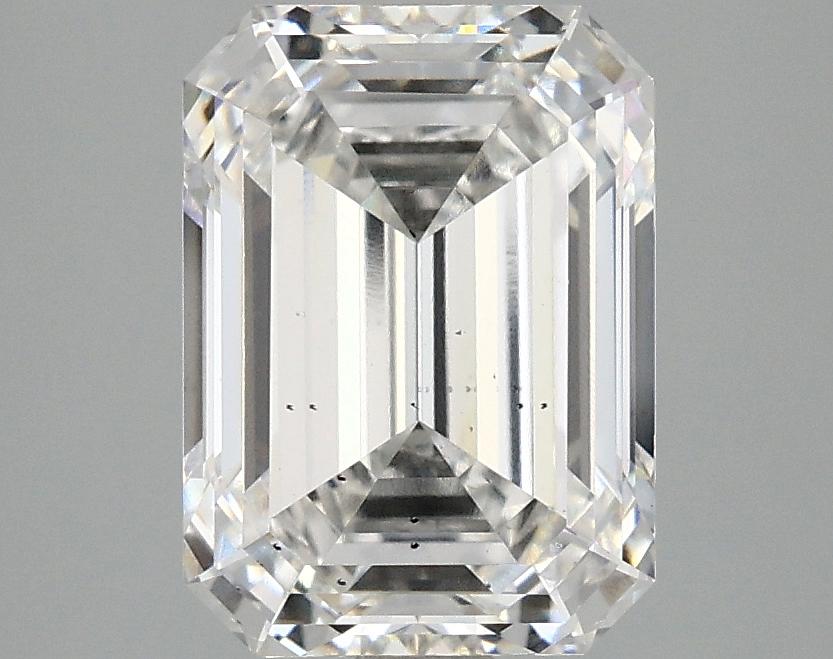 3.09 Carat Emerald Shaped Excellent Cut SI1 IGI Certified Lab Grown Diamond