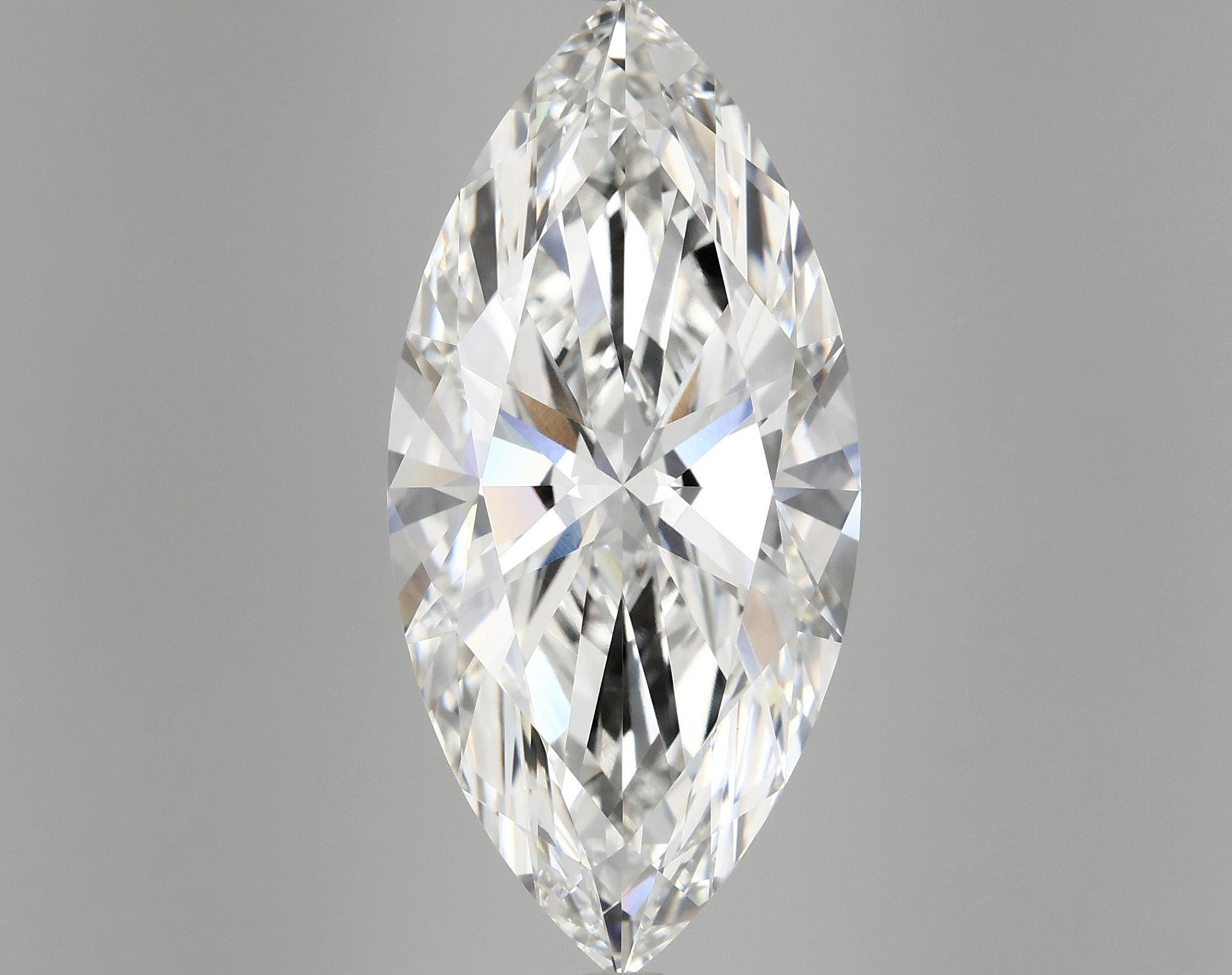11.2 Carat Marquise Shaped Excellent Cut VVS2 IGI Certified Lab Grown Diamond