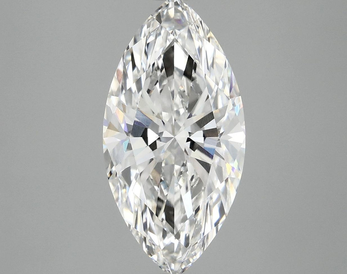 3.09 Carat Marquise Shaped Ideal Cut VVS2 IGI Certified Lab Grown Diamond