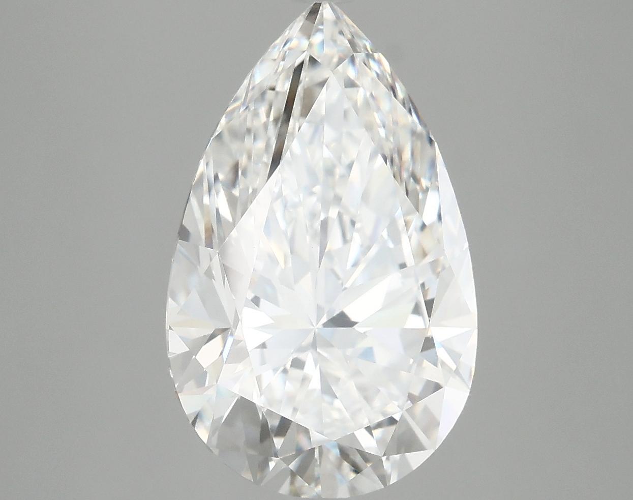 4.99 Carat Pear Shaped Ideal Cut VVS2 IGI Certified Lab Grown Diamond