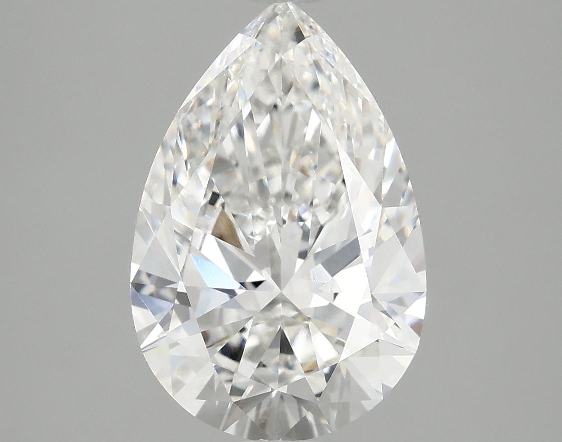 2.45 Carat Pear Shaped Excellent Cut VVS2 IGI Certified Lab Grown Diamond