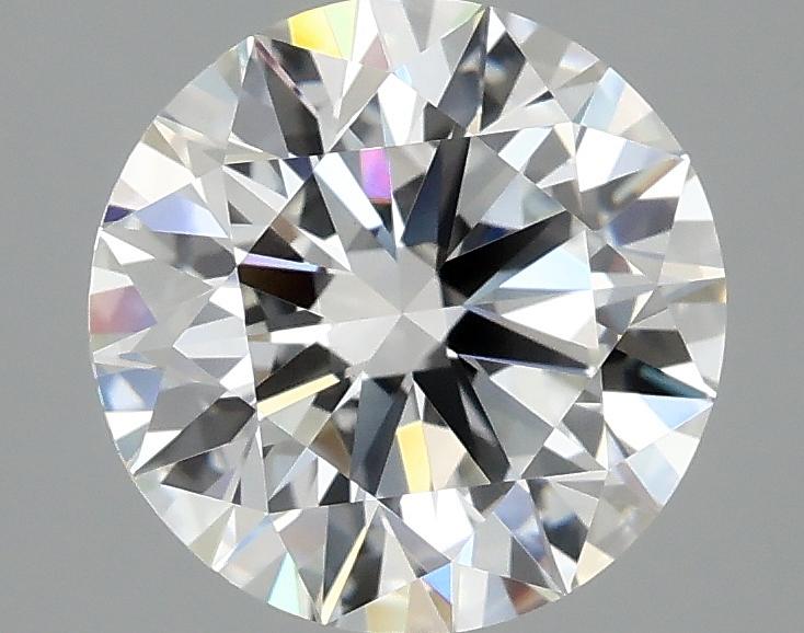 2.58 Carat Round Shaped Ideal Cut VVS2 IGI Certified Lab Grown Diamond