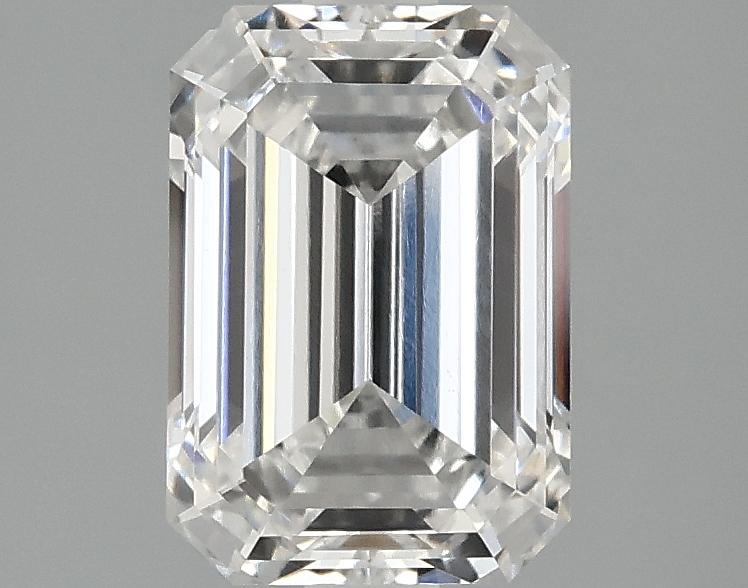 2.07 Carat Emerald Shaped Ideal Cut VVS2 IGI Certified Lab Grown Diamond