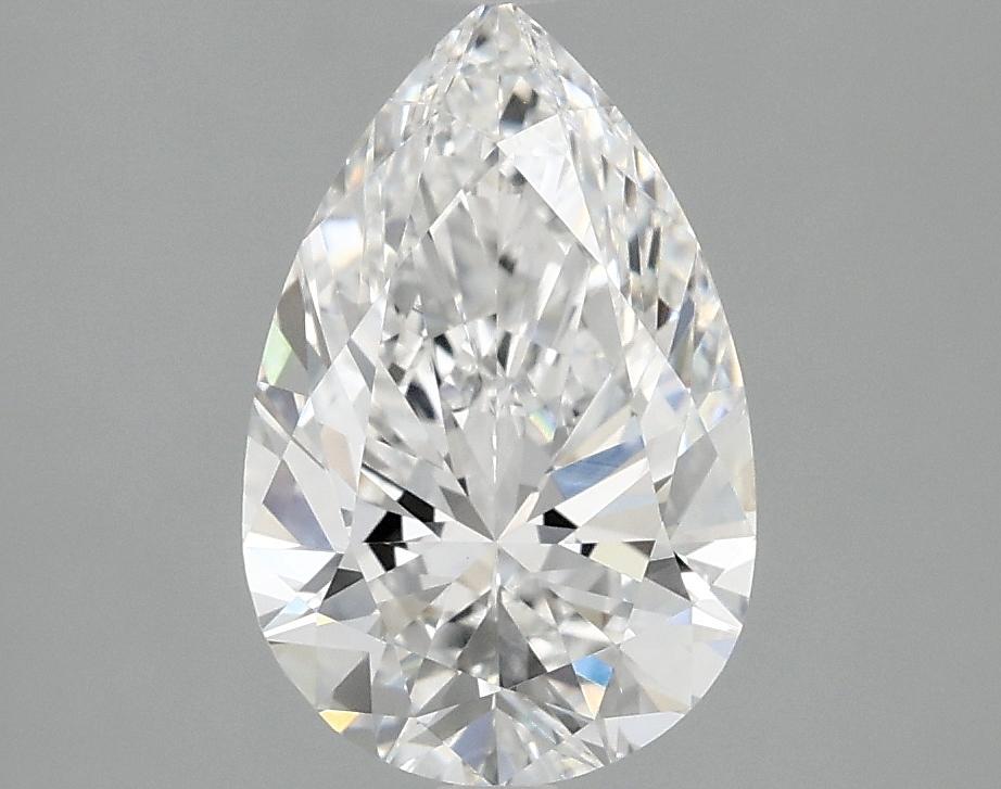 2.01 Carat Pear Shaped Ideal Cut VVS2 IGI Certified Lab Grown Diamond