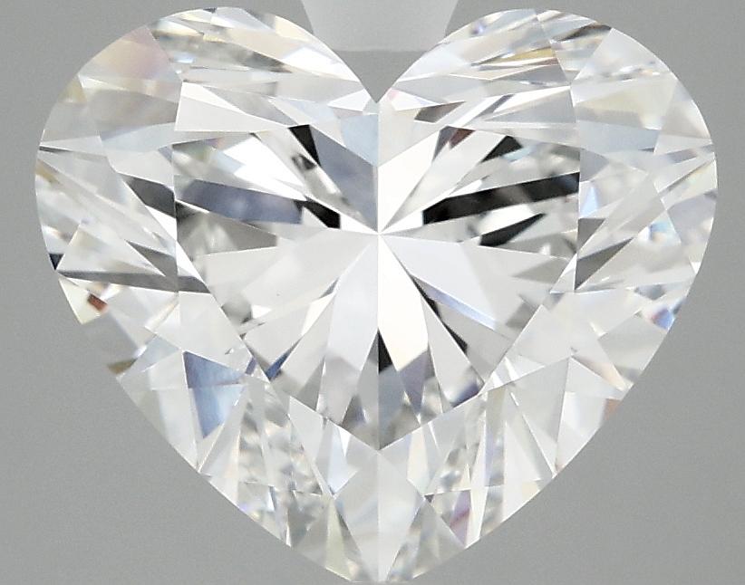 4.08 Carat Heart Shaped Ideal Cut VVS2 IGI Certified Lab Grown Diamond