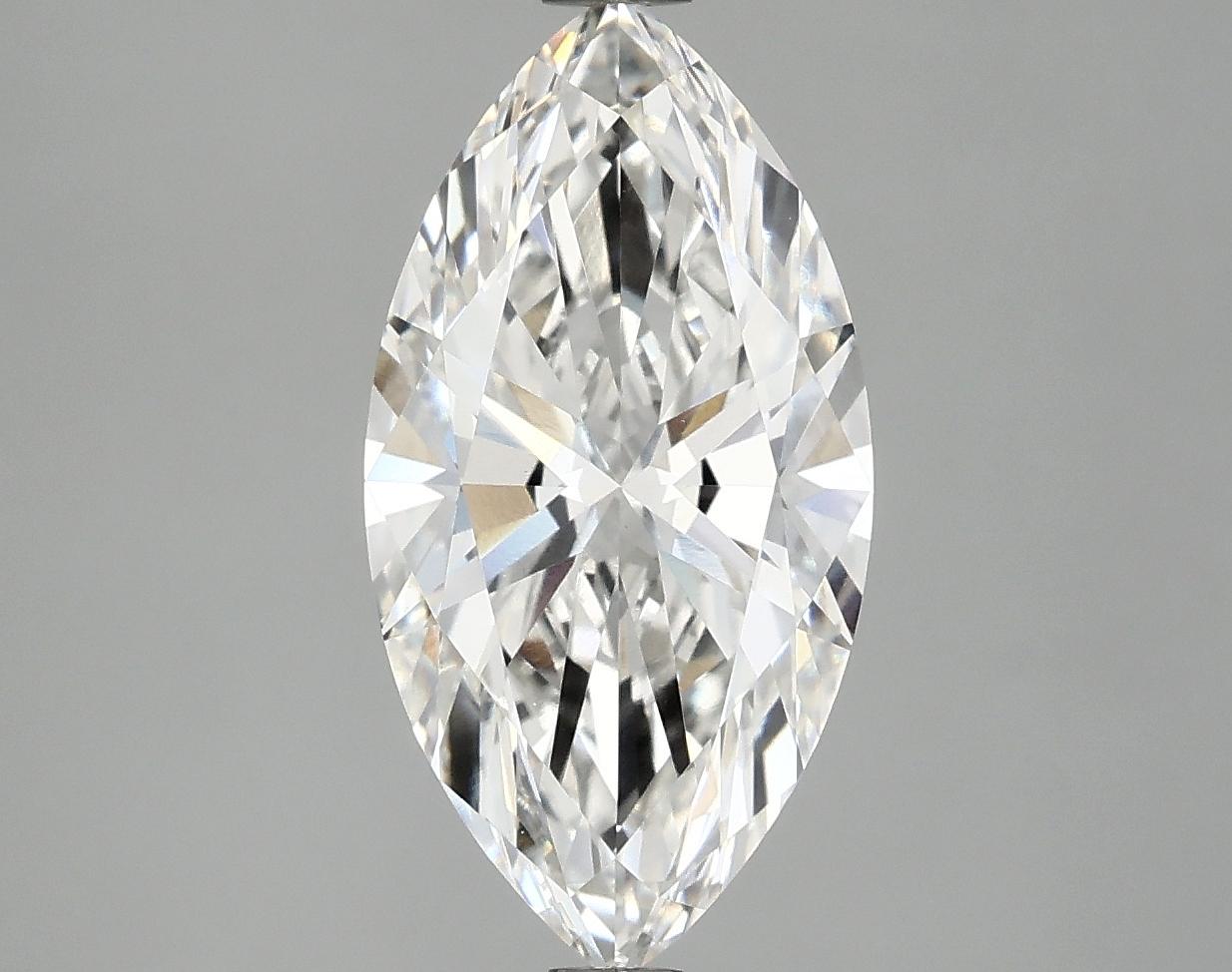 2.99 Carat Marquise Shaped Ideal Cut VVS2 IGI Certified Lab Grown Diamond
