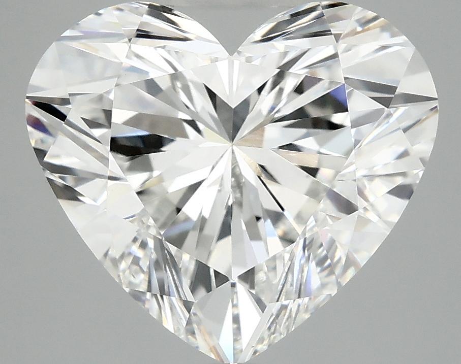 4.91 Carat Heart Shaped Ideal Cut VVS2 IGI Certified Lab Grown Diamond