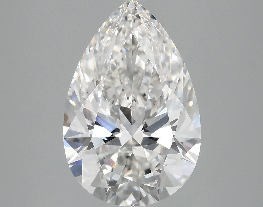 3.08 Carat Pear Shaped Excellent Cut VS1 IGI Certified Lab Grown Diamond