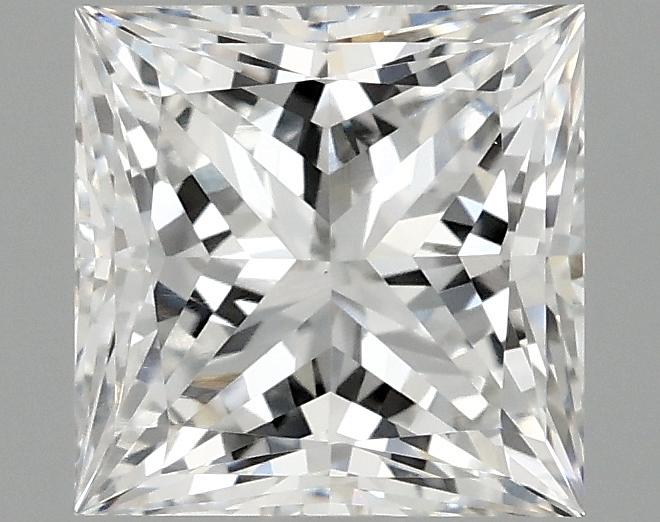 1.85 Carat Princess Shaped Ideal Cut VVS2 IGI Certified Lab Grown Diamond
