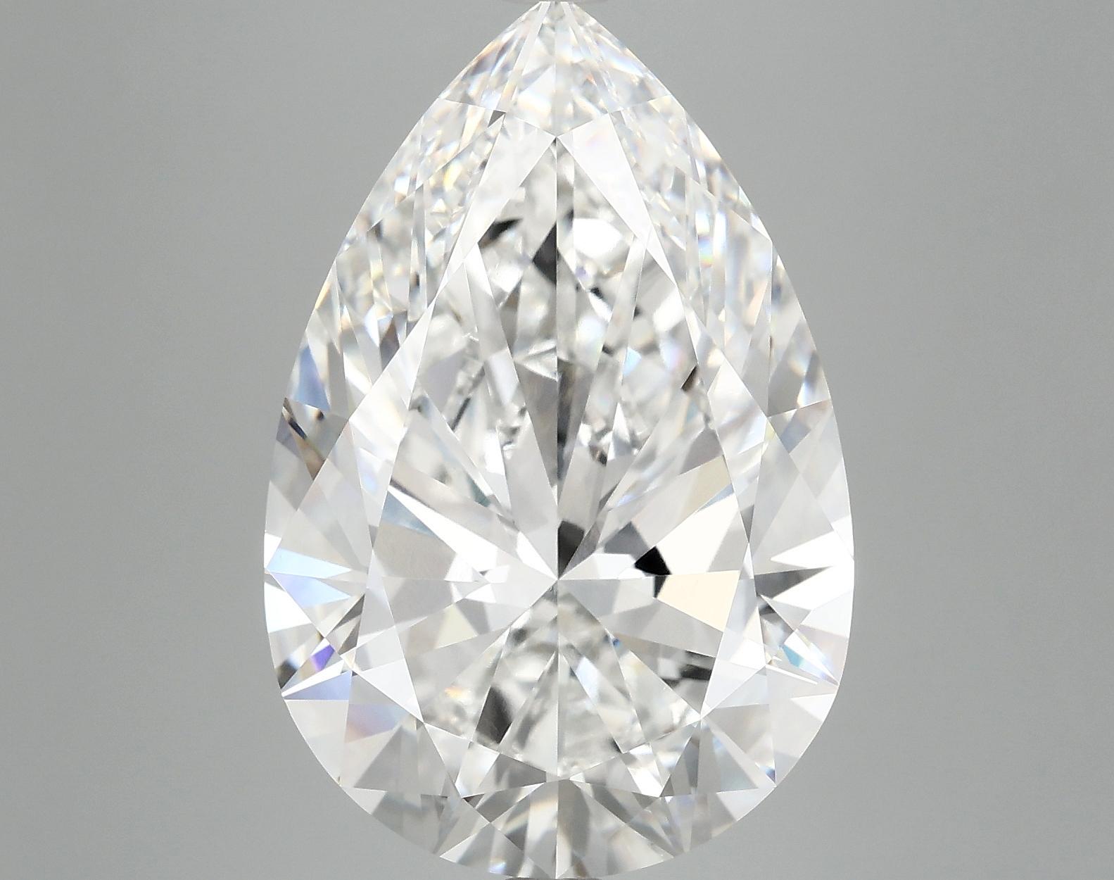10.66 Carat Pear Shaped Excellent Cut VVS2 IGI Certified Lab Grown Diamond