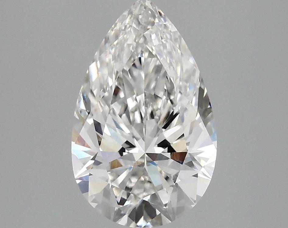 2.1 Carat Pear Shaped Ideal Cut VVS2 IGI Certified Lab Grown Diamond