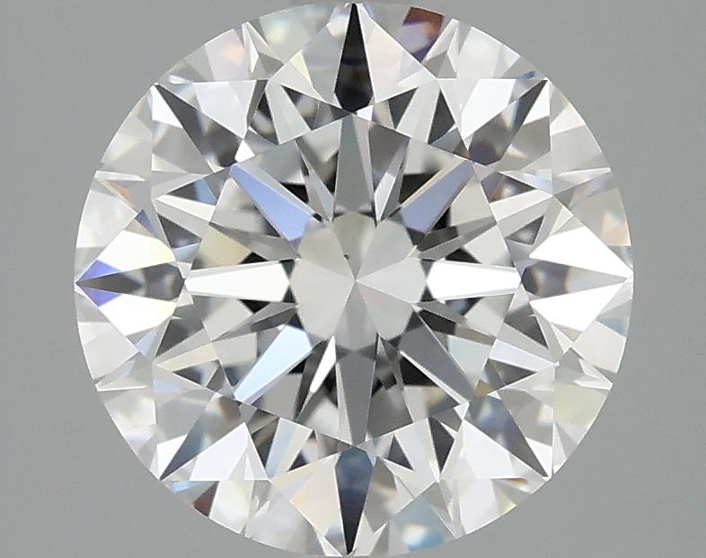 3.08 Carat Round Shaped Ideal Cut VVS2 IGI Certified Lab Grown Diamond