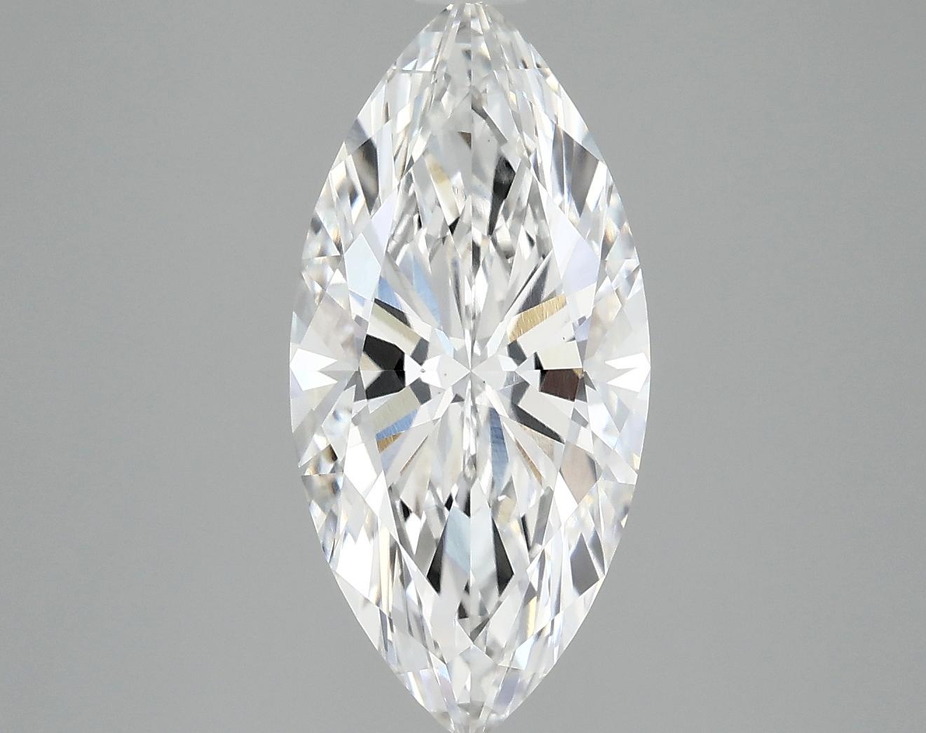3.02 Carat Marquise Shaped Excellent Cut VS1 IGI Certified Lab Grown Diamond