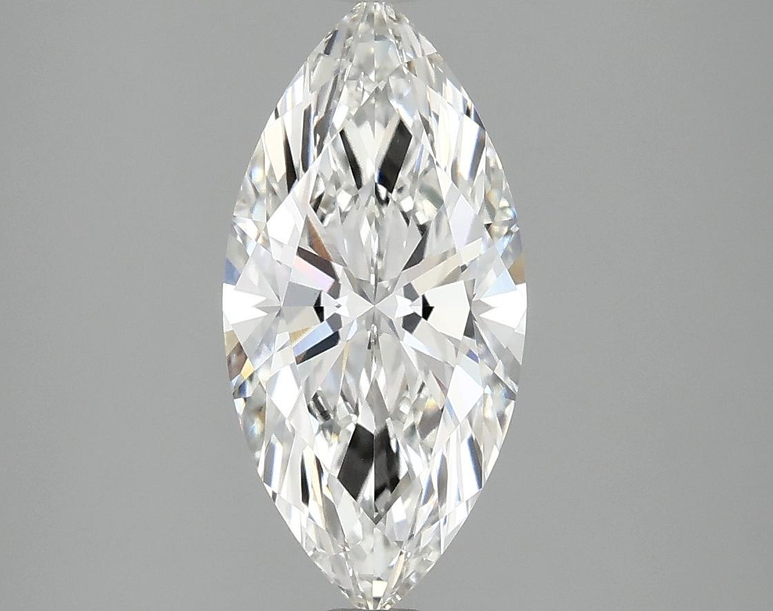 2.01 Carat Marquise Shaped Excellent Cut VVS2 IGI Certified Lab Grown Diamond