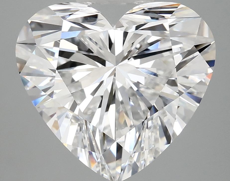 5.05 Carat Heart Shaped Ideal Cut VVS2 IGI Certified Lab Grown Diamond