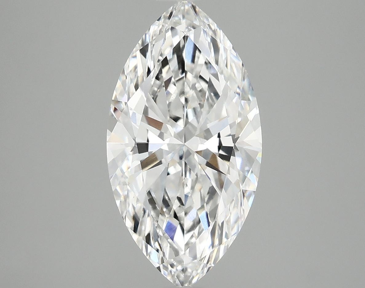 2.97 Carat Marquise Shaped Excellent Cut VVS2 IGI Certified Lab Grown Diamond
