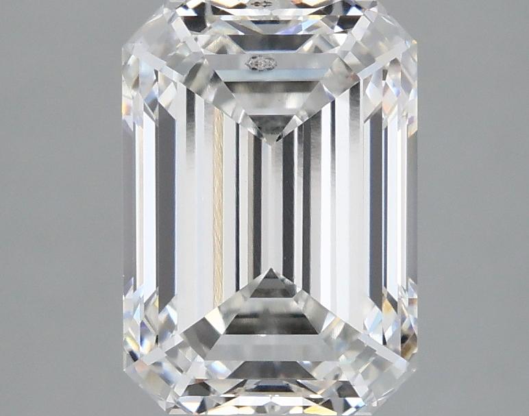 2.53 Carat Emerald Shaped Ideal Cut SI1 IGI Certified Lab Grown Diamond