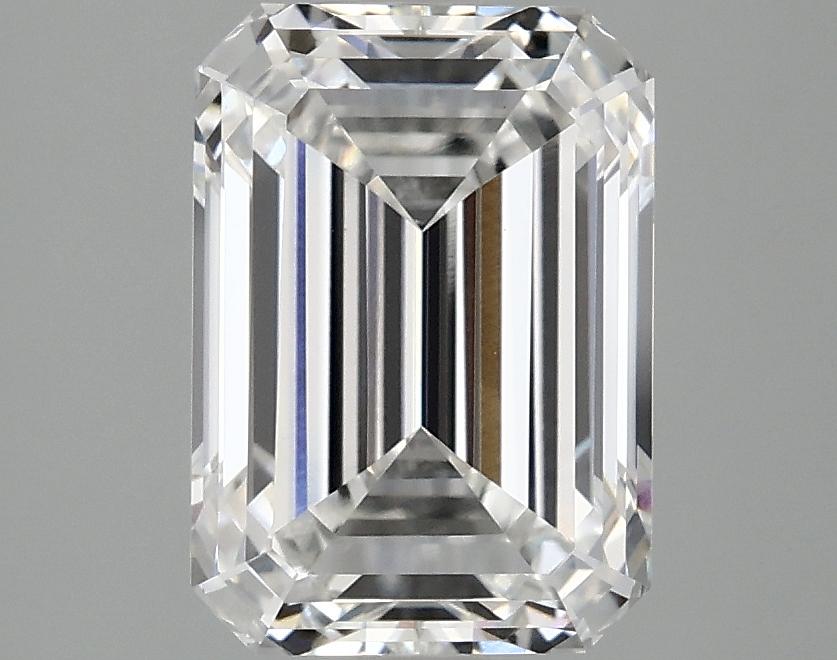 3.03 Carat Emerald Shaped Ideal Cut VVS2 IGI Certified Lab Grown Diamond