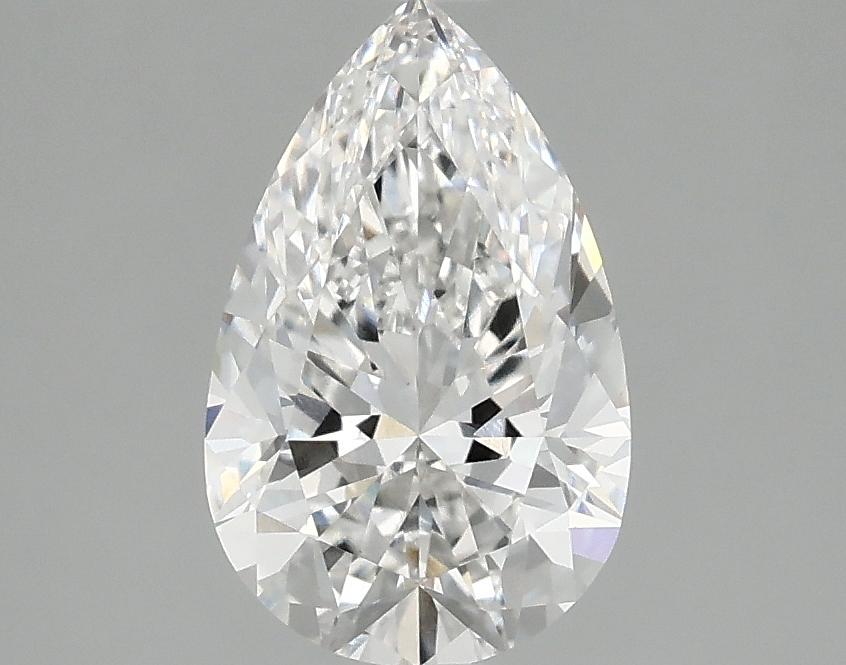 1.57 Carat Pear Shaped Ideal Cut VVS2 IGI Certified Lab Grown Diamond