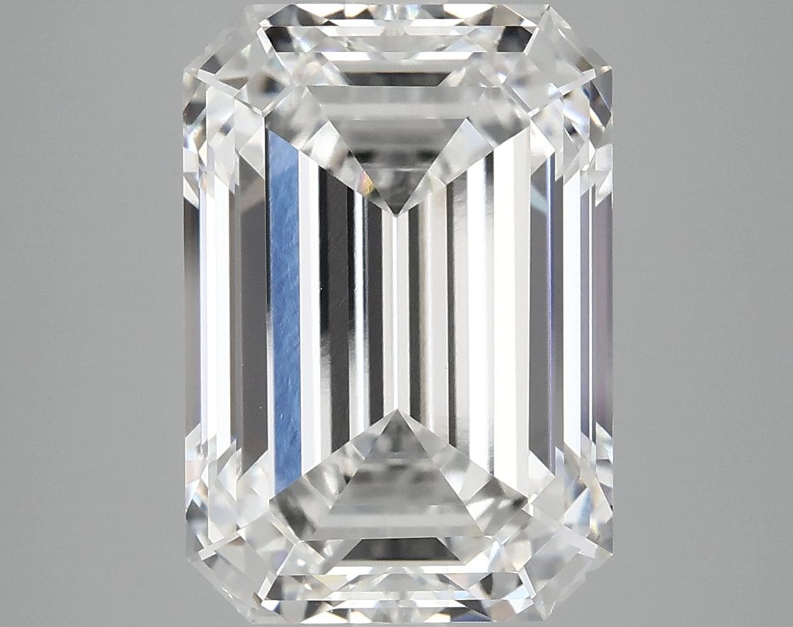 7.2 Carat Emerald Shaped Ideal Cut VVS2 IGI Certified Lab Grown Diamond