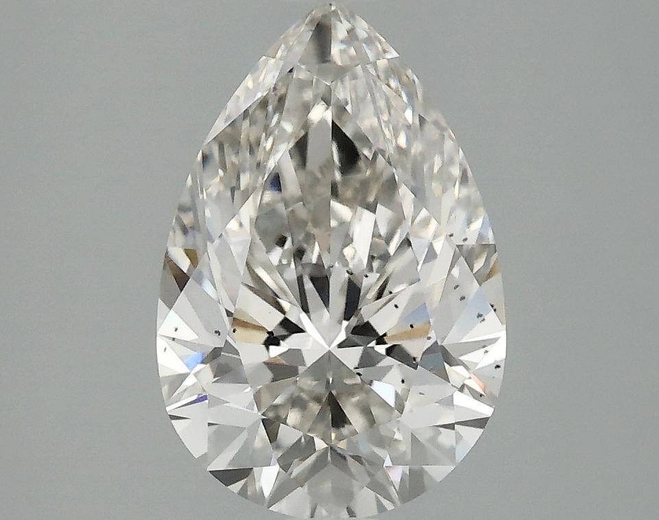 2.56 Carat Pear Shaped Excellent Cut SI1 IGI Certified Lab Grown Diamond