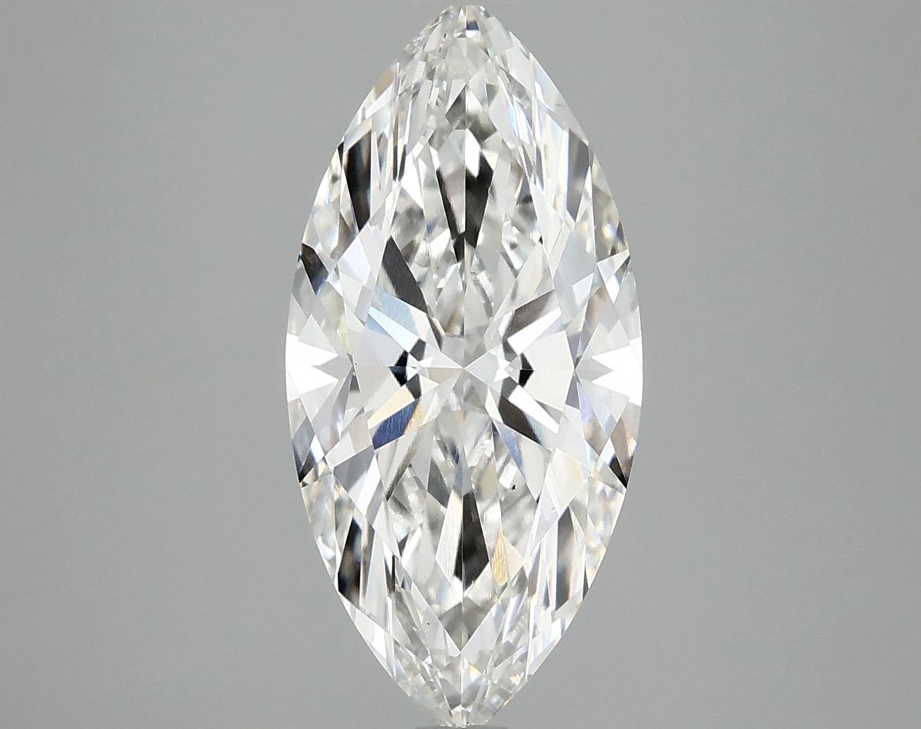 3.07 Carat Marquise Shaped Excellent Cut VS1 IGI Certified Lab Grown Diamond