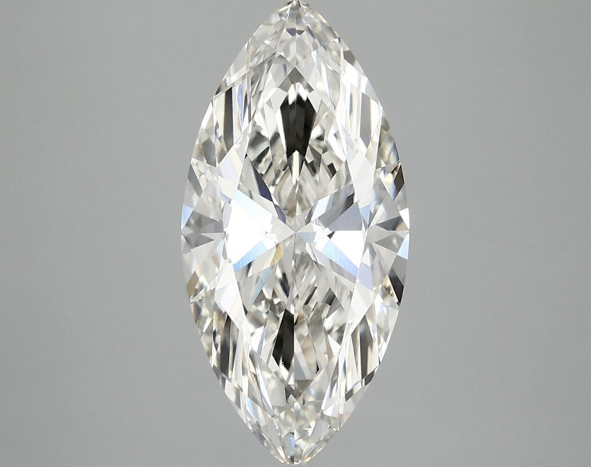 2.89 Carat Marquise Shaped Excellent Cut VVS2 IGI Certified Lab Grown Diamond